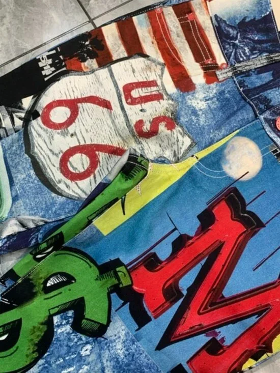 Alice + Olivia KAI LOW RISE PRINTED JEAN - Picture 12 of 15